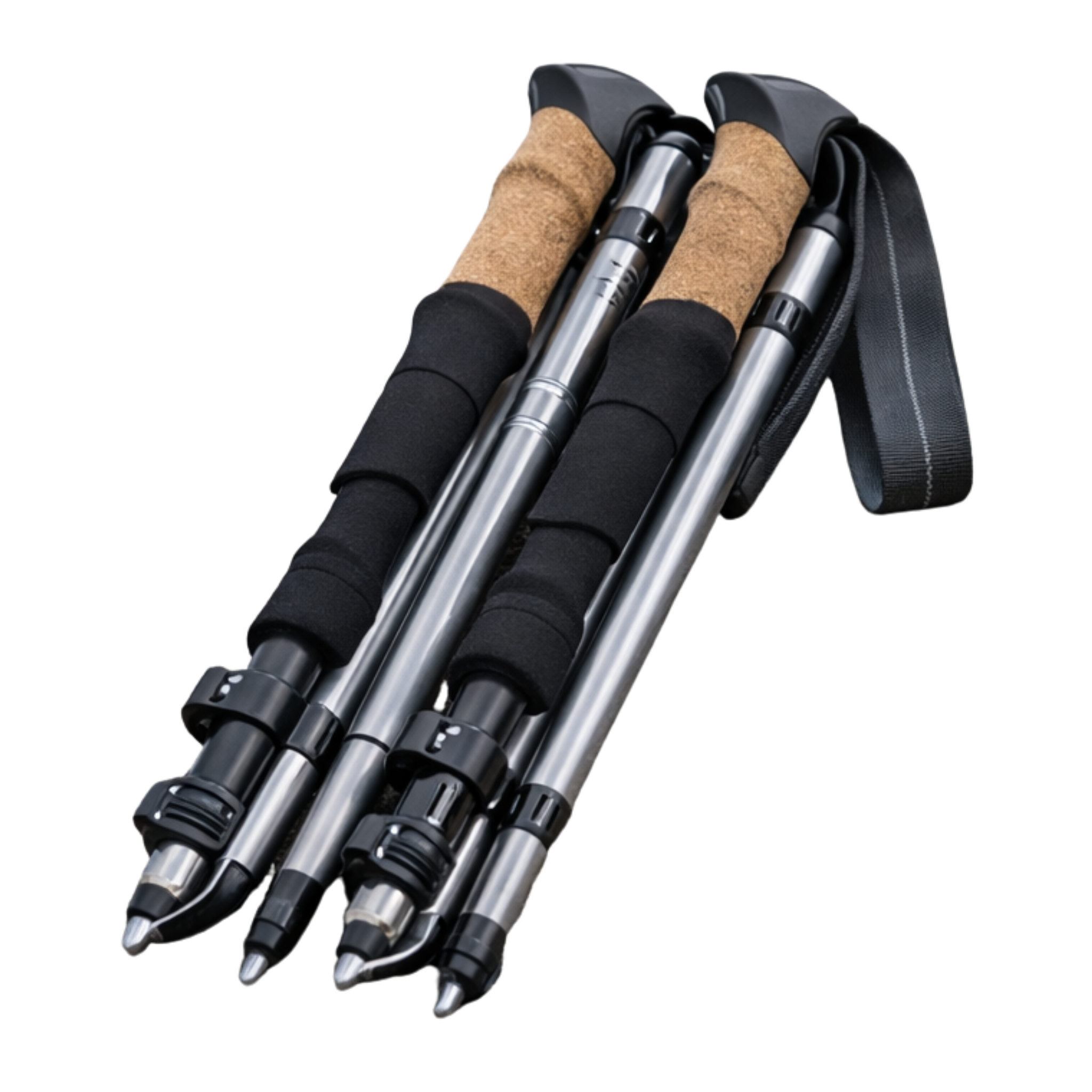 KOLVI TREK Faltstock – dreiteilige Z-Pole-Aluminium-Konstruktion